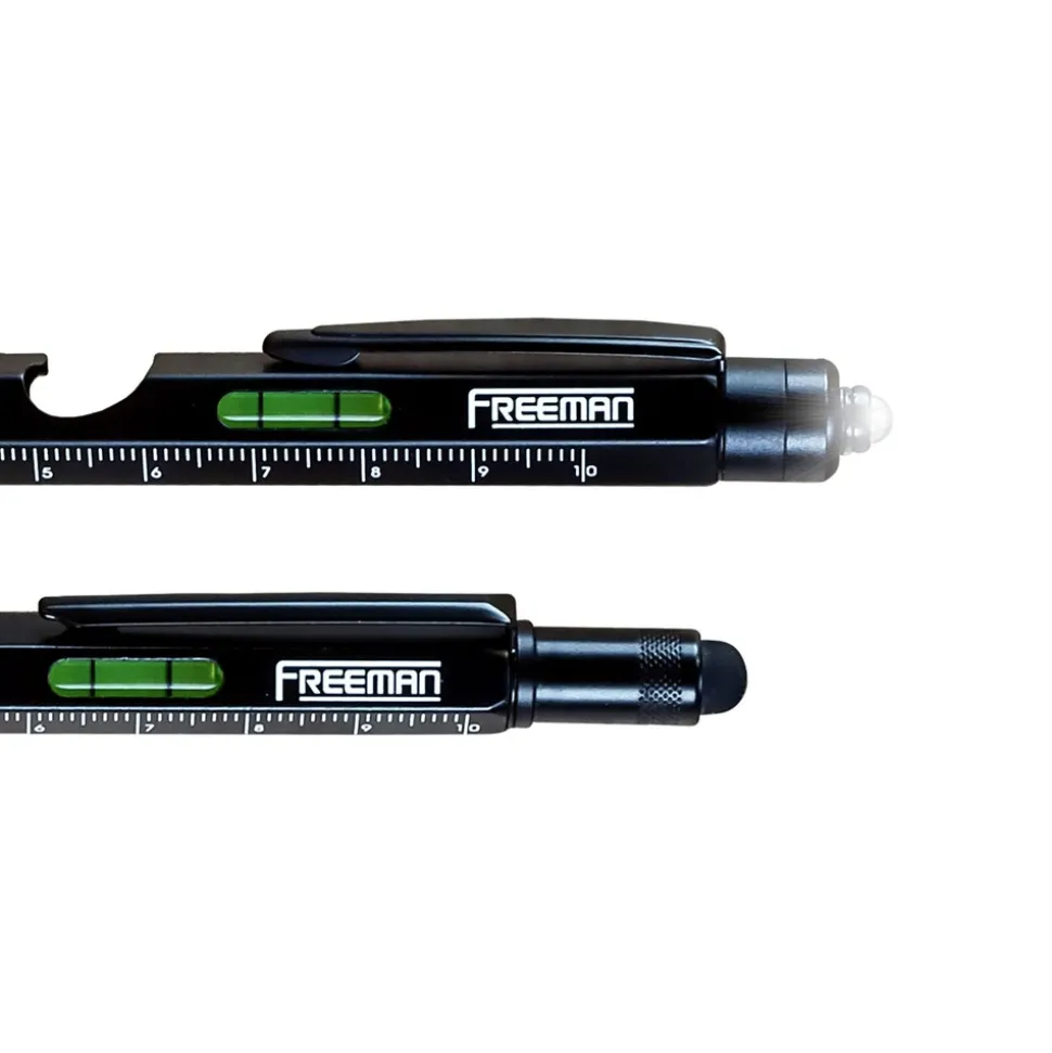 Freeman 2-Piece Multi-Tool Pen Set with Ink Refills and (3) Alkaline Batteries