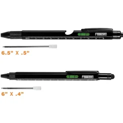 Freeman 2-Piece Multi-Tool Pen Set with Ink Refills and (3) Alkaline Batteries