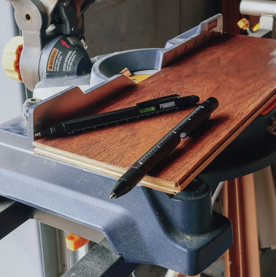 Freeman 2-Piece Multi-Tool Pen Set with Ink Refills and (3) Alkaline Batteries