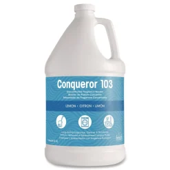 Fresh Products 1 gal. Conqueror 103 Odor Counteractant Concentrate - Lemon (4/Carton)