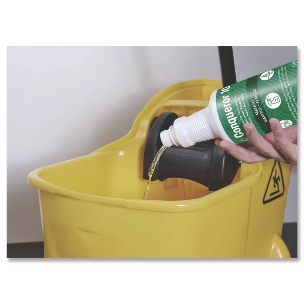 Fresh Products 32 oz. Bio Conqueror 105 Enzymatic Odor Counteractant Concentrate - Mango (12/Carton)