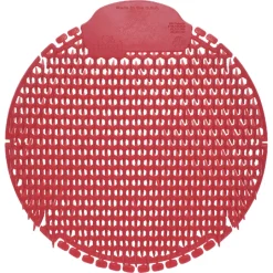 Fresh Products S7-F-005I030M-82-AAA10-00 Slant7 with Terminator Urinal Screen - Forest Scent, Red (30/Carton)