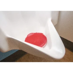 Fresh Products S7-F-005I030M-82-AAA10-00 Slant7 with Terminator Urinal Screen - Forest Scent, Red (30/Carton)
