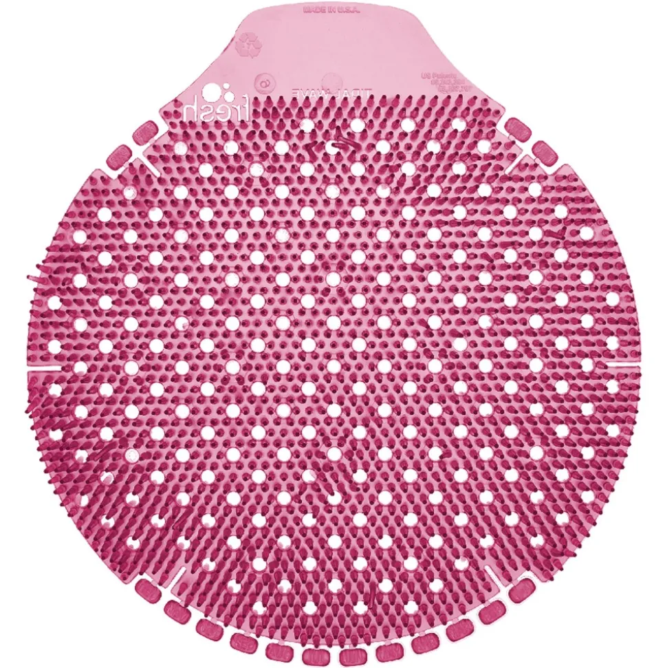 Fresh Products TWDS-F-006I036M-01 0.42 oz. Tidal Wave Urinal Screen - Apple Scent, Red (6/Box)