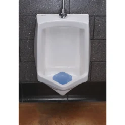 Fresh Products Wave 3D Urinal Deodorizer Screen - Blue, Cotton Blossom Scent (10/Box, 6 Boxes/Carton)