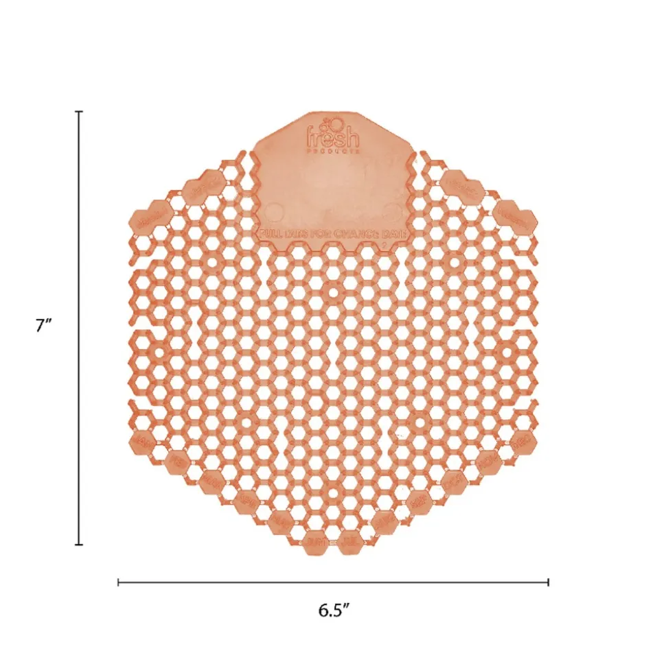 Fresh Products Wave 3D Urinal Deodorizer Screen - Mango Scent, Orange (10/Box)