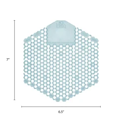 Fresh Products 3WDS-F-010I060M-08 Wave 3D Urinal Deodorizer Screen - Ocean Mist Scent, Blue (10/Box)