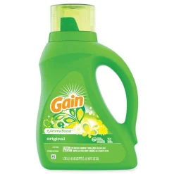 Gain 46 oz. Bottle Liquid Laundry Detergent - Gain Original Scent (6/Carton)