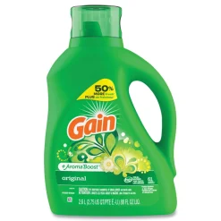 Gain 88 oz. Pour Bottle Liquid Laundry Detergent - Gain Original Scent (4/Carton)