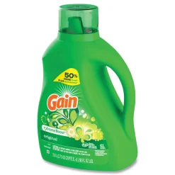 Gain 88 oz. Pour Bottle Liquid Laundry Detergent - Gain Original Scent (4/Carton)