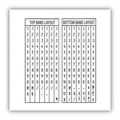 Garvey 0.81 in. x 0.63 in. Label Size 2-Line 7 Characters/Line Model 22-77 Pricemarker