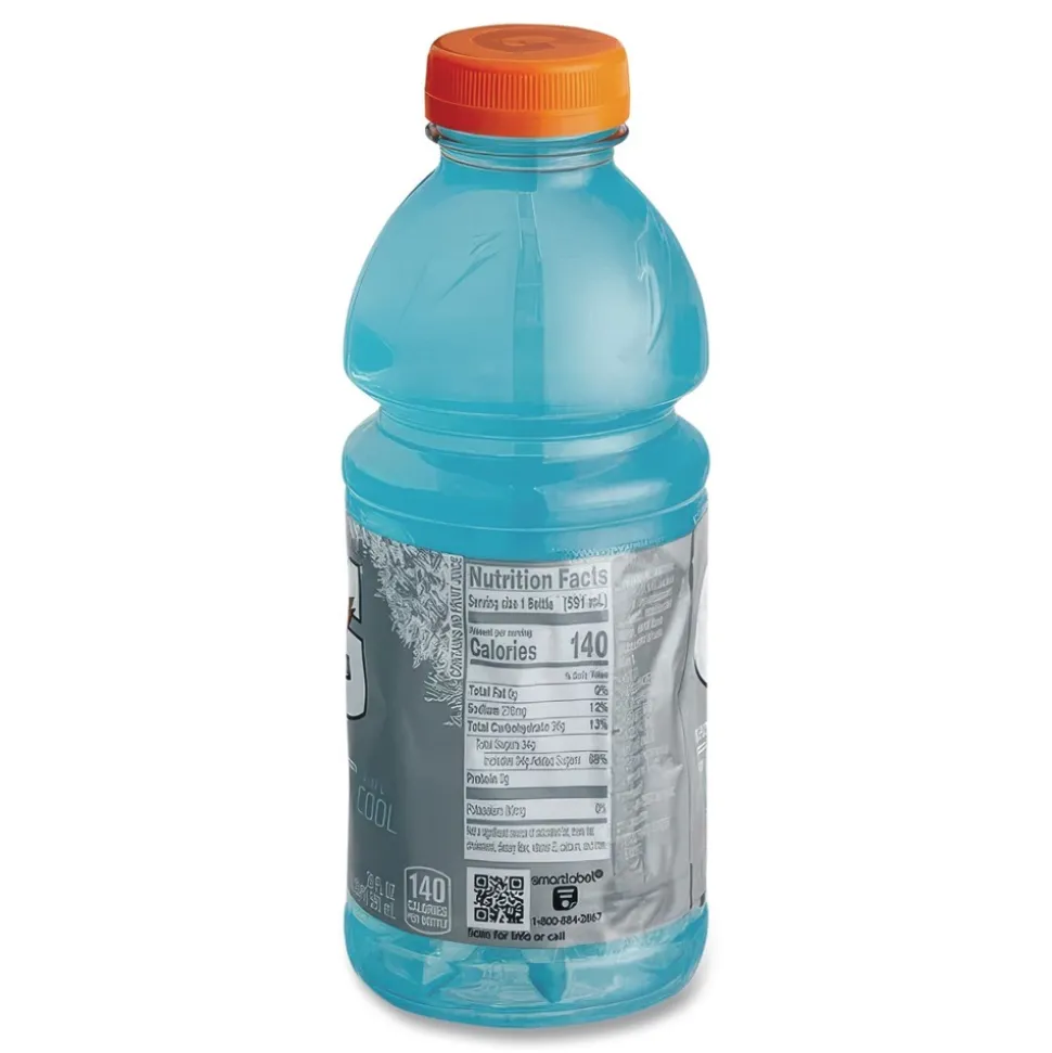 Gatorade 30204 G-Series Perform 02 20 oz. Bottle Thirst Quencher - Glacier Freeze (24/Carton)