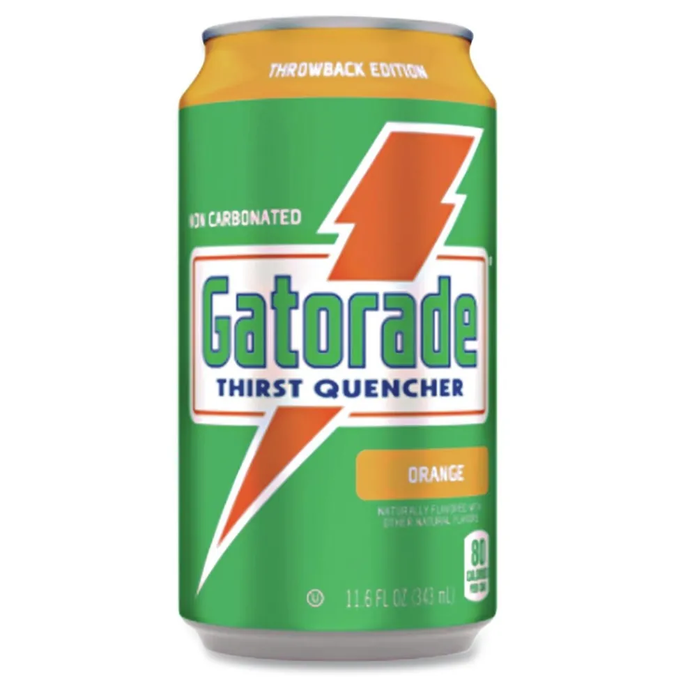 Gatorade G Series 11.6 oz. Thirst Quenchers - Orange (Carton of 24 Cans)