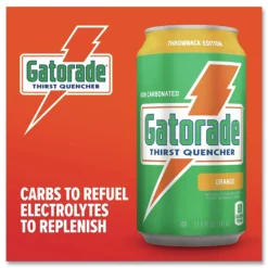 Gatorade G Series 11.6 oz. Thirst Quenchers - Orange (Carton of 24 Cans)