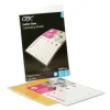 GBC 9 in. x 12 in. 3 mil SelfSeal Self-Adhesive Laminating Pouches and Single-Sided Sheets - Gloss Clear (10/Pack)
