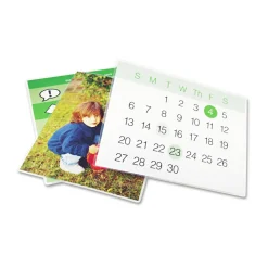 GBC 9 in. x 12 in. 3 mil SelfSeal Self-Adhesive Laminating Pouches and Single-Sided Sheets - Gloss Clear (10/Pack)