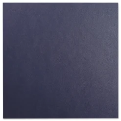 GBC 11.25 in. x 8.75 in. Leather-Look Unpunched Presentation Covers for Binding Systems - Navy (100 Sets/Box)