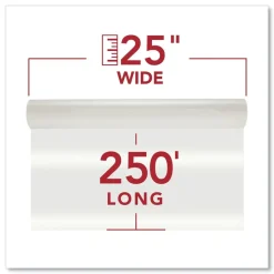 GBC NAP-Lam I 25 in. x 250 ft. 3 mil Roll Film - Gloss Clear (2/Box)