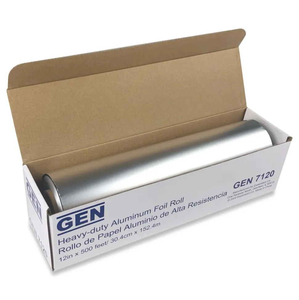 GEN 12 in. x 500 ft. Heavy-Duty Aluminum Foil Roll (6/Carton)