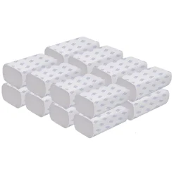 GEN 9.25 in. x 9.05 in. 1-Ply Multifold Towels - White (16/Carton)