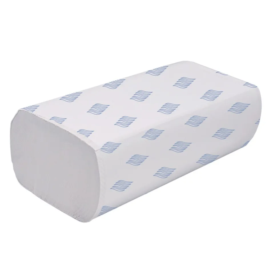 GEN 9.25 in. x 9.05 in. 1-Ply Multifold Towels - White (16/Carton)