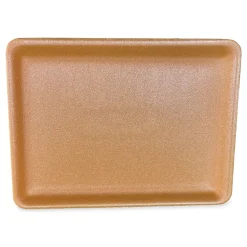 GEN 12.25 in. x 9.25 in. x 0.62 in. #9P Meat Trays - Yellow (200/Carton)