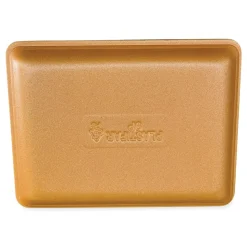 GEN 12.25 in. x 9.25 in. x 0.62 in. #9P Meat Trays - Yellow (200/Carton)