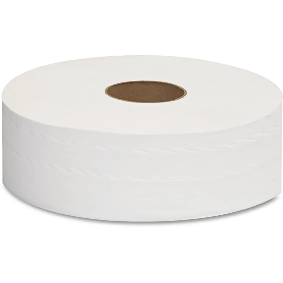 GEN G1513 3.3 in. x 1375 ft. 2-Ply JRT Septic Safe Jumbo Bath Tissue - White (6/Carton)