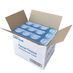 GEN 2-Ply Facial Tissue Cube Box - White (85 Sheets/Box, 36 Boxes/Carton)