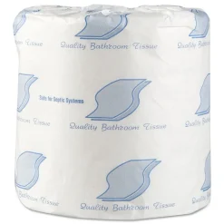 GEN 1-Ply Septic Safe Individually Wrapped Rolls Standard Bath Tissue - White (1000 Sheets/Roll, 96 Wrapped Rolls/Carton)