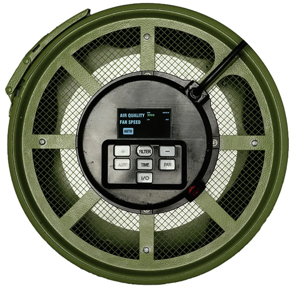 General International 1550, 1260 and 980 CFM Commercial Air Filtration System with Auto Infrared System