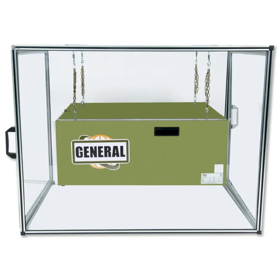 General International 1189, 756 and 580 CFM Commercial Air Filtration System with SMART Laser Auto Control System