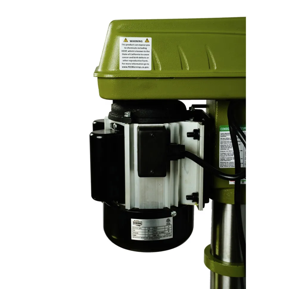 General International 12 in. 1/3 HP VSD Benchtop Drill Press