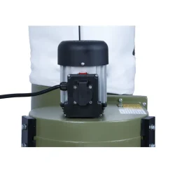 General International 110V 1 Phase 1 HP Dual Action Switch Commercial Dust Collector with 2 Micron Bag Filter