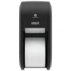 Georgia Pacific Professional Compact Vertical 2-Roll 14.06 in. x 6.69 in. x 8.19 in. Coreless Tissue Dispenser - Black (1/Carton)