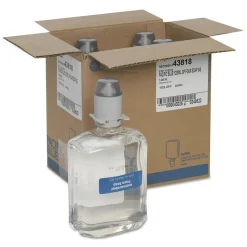 Georgia Pacific Professional 43818 Pacific Blue Ultra 1200 mL Antimicrobial Foam Soap Manual Dispenser Refill - Unscented (4/Carton)