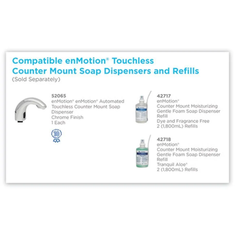 Georgia Pacific Professional 42718 enMotion 1800 mL Counter Mount Foam Soap Refill - Tranquil Aloe (2/Carton)
