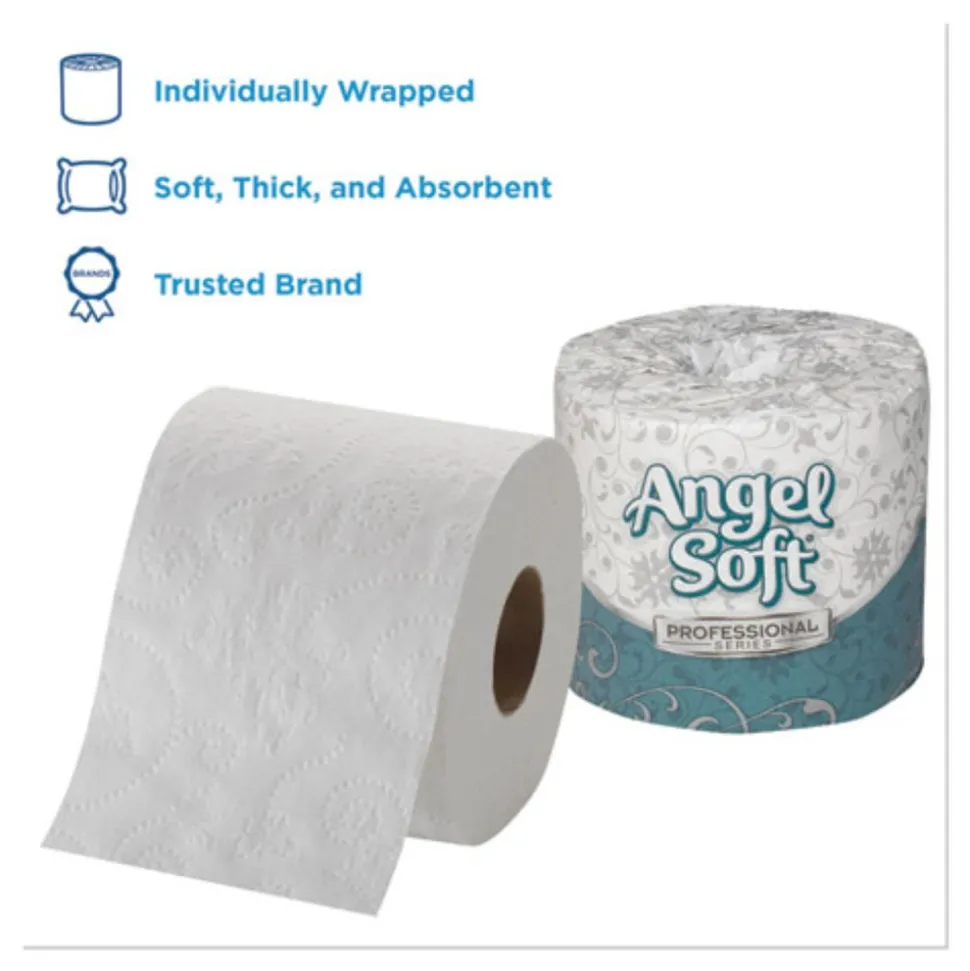 Georgia Pacific Professional Angel Soft Ps 2 Ply Premium Bathroom Tissue - White (20/Carton)