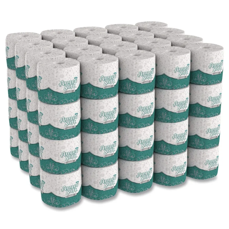 Georgia Pacific Professional 16880 2-Ply Angel Soft Septic Safe Premium Bathroom Tissue - White (450 Sheets/Roll, 80 Rolls/Carton)