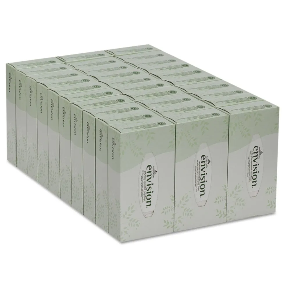 Georgia Pacific Professional 2-Ply Facial Tissue - White (100-Sheets/Box, 30-Boxes/Carton)