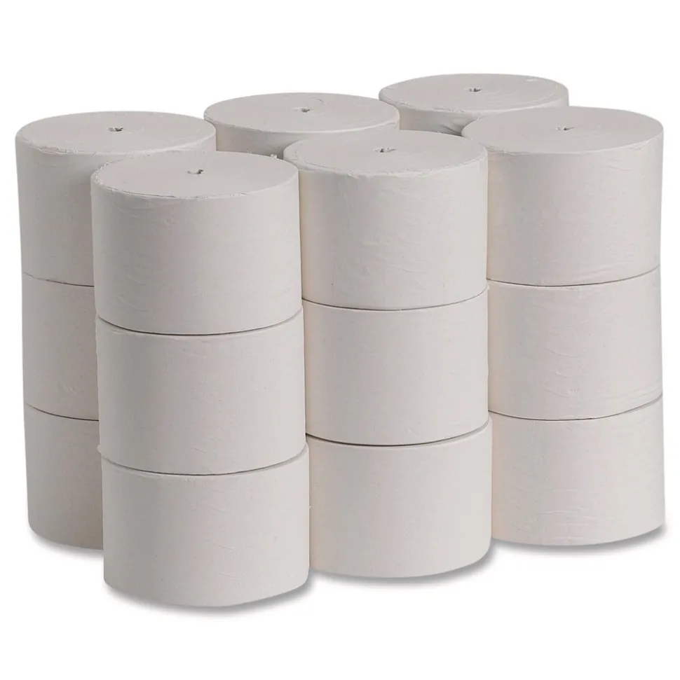 Georgia Pacific Professional Septic Safe Compact Coreless 1 Ply Bath Tissue - White (18/Carton)