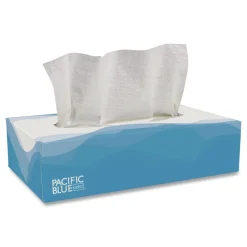 Georgia Pacific Professional 48100 Pacific Blue 2-Ply Select Facial Tissue in Flat Box - White (100-Sheets/Box, 30-Boxes/Carton)