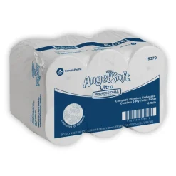 Georgia Pacific Professional 2-Ply Angel Soft PS Compact Coreless Premium Bathroom Tissue - White (18/Carton)