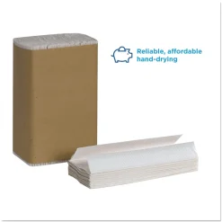 Georgia Pacific Professional 25190 10.1 in. x 12.7 in. 1-Ply Pacific Blue Basic C-Fold Paper Towel - White (2400/Carton)