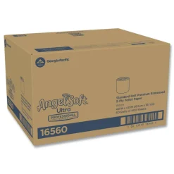 Georgia Pacific Professional 2-Ply Angel Soft Ultra Septic Safe Premium Bathroom Tissue - White (400 Sheets/Roll, 60/Carton)