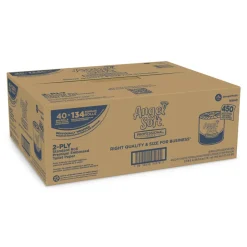 Georgia Pacific Professional 2-Ply Angel Soft Septic Safe Premium Bathroom Tissue - White (450 Sheets/Roll, 40 Rolls/Carton)