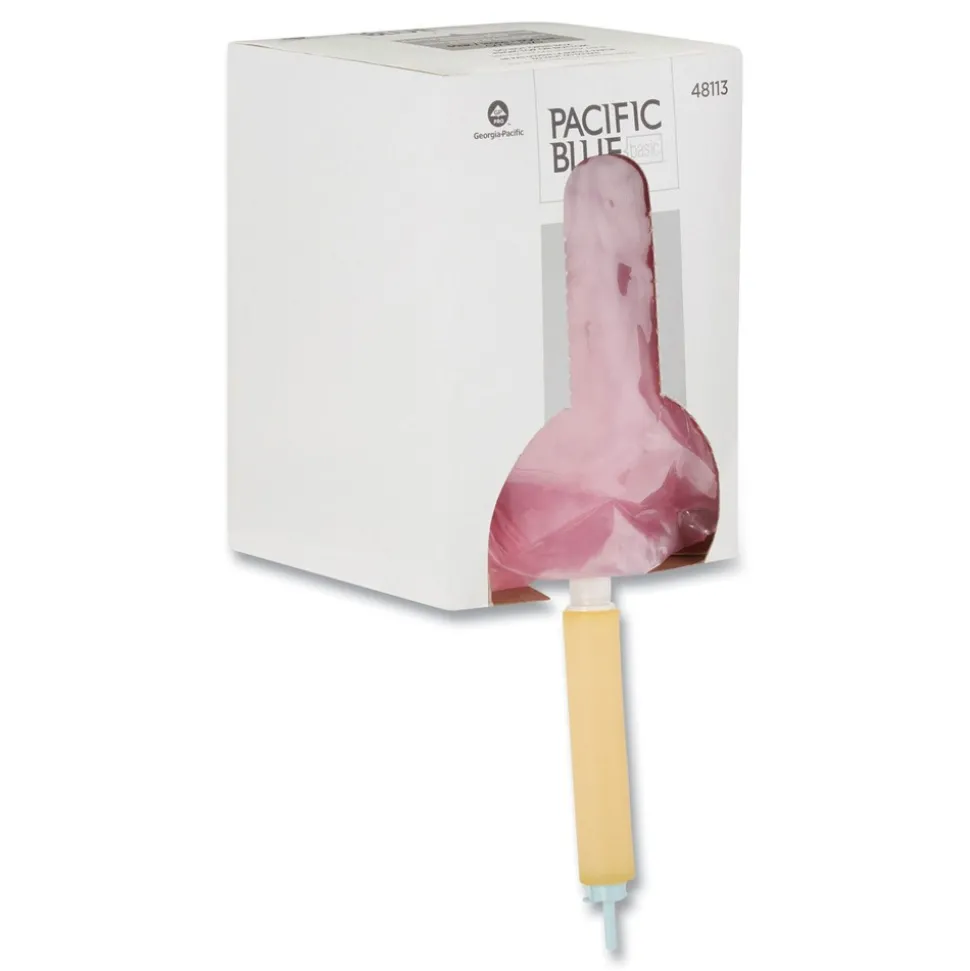 Georgia Pacific Professional 800 mL Liquid General Purpose Soap Refill - Pink Pearlescent (12/Carton)