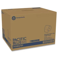 Georgia Pacific Professional 1-Ply Pacific Blue Basic Bathroom Tissue - White (80/Carton)