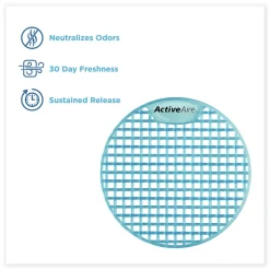 Georgia Pacific Professional ActiveAire Deodorizer Urinal Screen - Coastal Breeze Scent, Blue (12/Carton)
