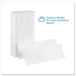 Georgia Pacific Professional 20389 9.2 in. x 9.4 in. 1-Ply Pacific Blue Select Folded Paper Towels - White (16 Packs/Carton)